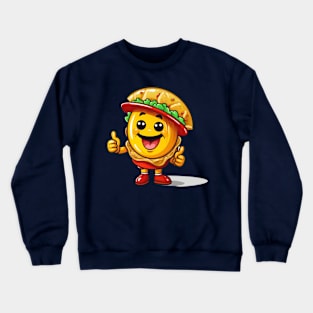 kawaii Taco cehees T-Shirt cute potatofood funny Crewneck Sweatshirt